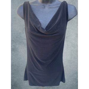 Norma Kamali Cowl Neck Tank - Size Small